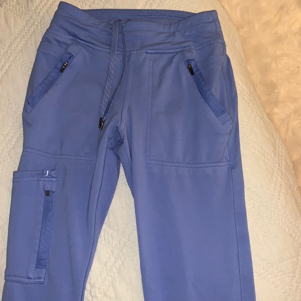 JAANUU cobalt blue scrub pants xxs